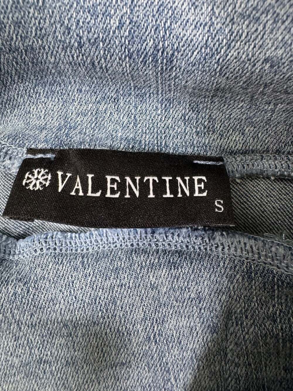 Valentine High Waist Wide Leg Jeans Light Wash Gold Buckle Detail Women’s Small - Picture 4 of 14